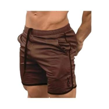 Imagem de Shorts De Corrida Masculinos De Secagem Rápida Em Tecido Mesh Para Ver