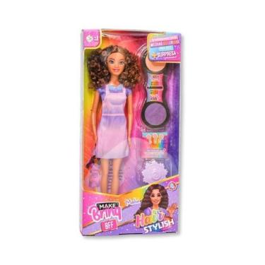 Imagem de Boneca mini hair stylish - polibrinq -, CRISTAL