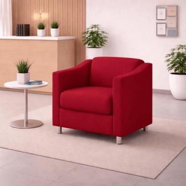 Imagem de Poltrona Decorativa Recepção Cadeira Manicure Cores - Balaqui Decor, V