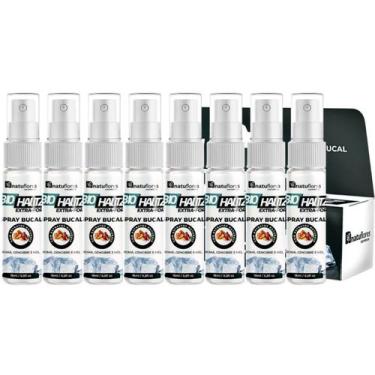 Imagem de ARROMATIZANTE BUCAL EXTRA FORTE BIO HALITZ SPRAY 18ml NATUFLORES kIT 8