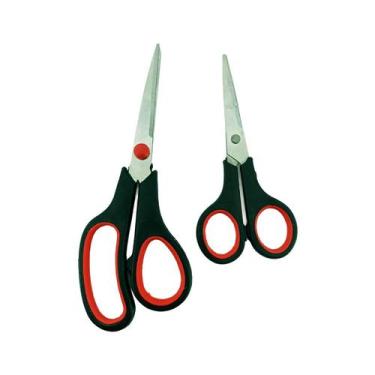 Imagem de Kit 2 Tesouras De Escritório e Colégio Multiuso - Aliança