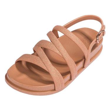 Imagem de Sandalia Feminina Glitter Conforto Zaxy Shine 18889