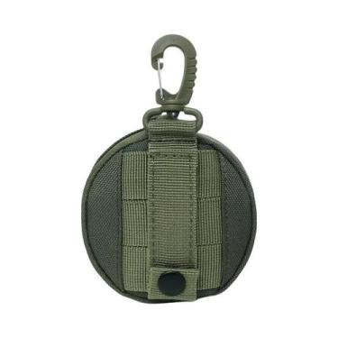 Imagem de Carteira Mini Casual Para Homens, Porta Moedas Portátil Com Zíper, Bol