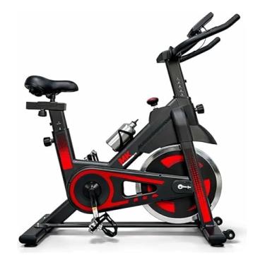 Imagem de Bicicleta Ergométrica Spinning MK FIT, Design Moderno, Roda de Inércia 10Kg, Silenciosa, Confortável,