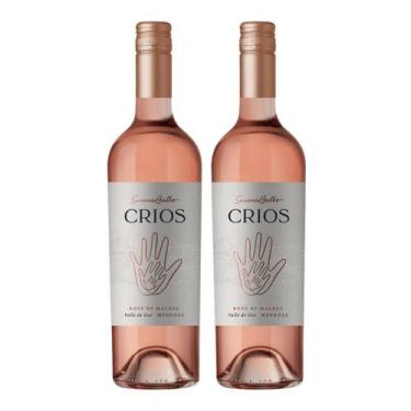 Imagem de Kit 2 Vinhos Crios Malbec Rosé Argentina 750ml