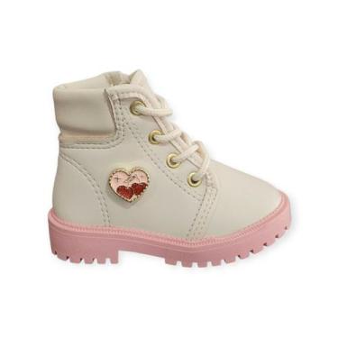 Imagem de Bota Coturno Molekinha Infantil Menina - Multicores - Tam 18 ao 25 - R