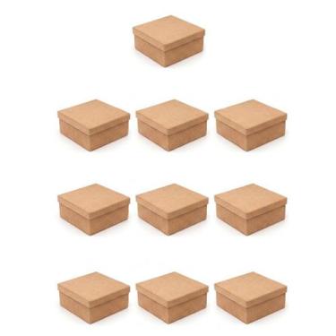 Imagem de Jogo Caixa 10x10 Decoração Aniversário Decoração 10 Peças Multiuso - P