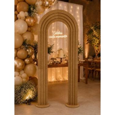 Imagem de Painel Arco Sobrepor Gourmet Decoração Festas Multiuso Aniversário Alt