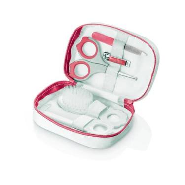 Imagem de Kit Higiene Pente/Escova e Manicure Rosa Multikids Baby - BB098