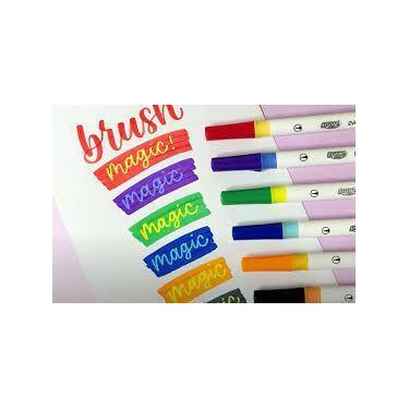Imagem de Marcador Dual Magic Brush Pen - 12 Cores e Efeitos - BRW