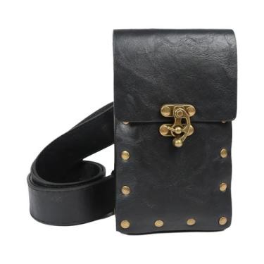 Imagem de Acessórios De Fantasia Medieval Renascentista: Bolsa De Couro Para Cin