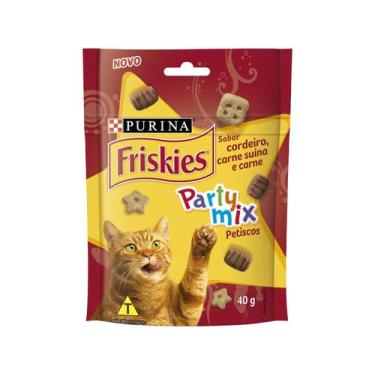 Imagem de Sache Party Mix para gatos adultos sabor cordeiro, carne suína e carne