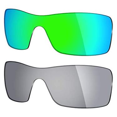 Imagem de Mryok 2 pares de lentes polarizadas de substituição para óculos de sol Oakley Ridgeline OO9419 – Opções