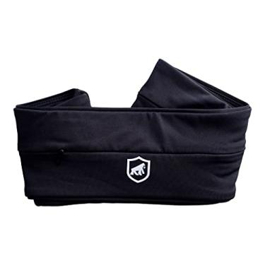 Imagem de Gshield Cinto Unissex Porta Celular, Documentos e Objetos em Elastano para Corrida, Academia, Caminhada e Outros Esportes, Atomic Preto (Tamanho G)