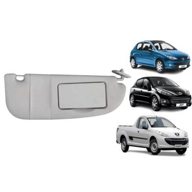 Imagem de Quebra Sol Com Espelho Peugeot 206 207 Hoggar Ld Direito