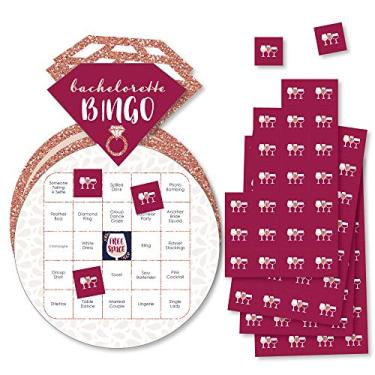 Imagem de Vino Before Vows – Cartas e Marcadores de Bingo – Winery Bridal Shower ou Bingo em Forma de Festa de Solteira – Conjunto de 18