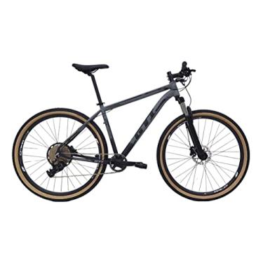 Imagem de Bicicleta Aro 29 Gti Roma 12v Garfo com Trava K7 11/50 Freios Hidráulicos Kit 1x12 (19, Cinza/Preto)