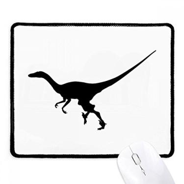 Imagem de Mousepad de corrida em miniatura de dinossauro com borda costurada, tapete de borracha para jogos