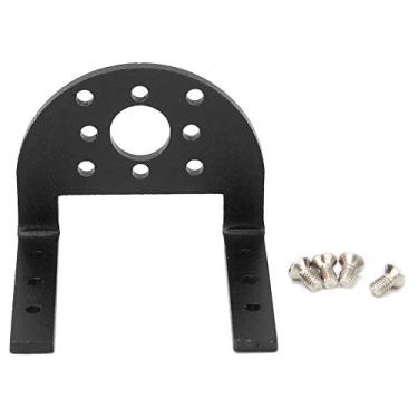 Imagem de Suporte de montagem de motor, suporte de montagem de motor, suporte de motor de controle remoto durável, suporte de motor de carro de metal RC, preto para barco RC