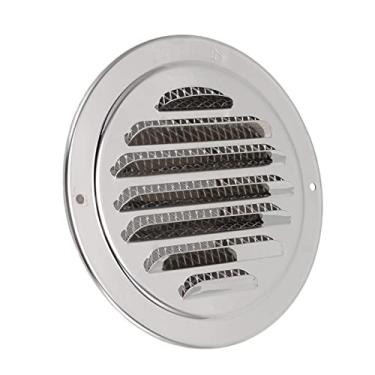 Imagem de Tampa de terminação para ventilação de tela de malha, tampa de ventilação para forno e telhado, extremidade redonda de tubo de escape de fio de aço inoxidável para cozinha e banheiro (100 mm)