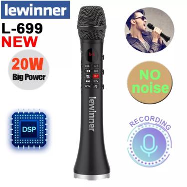 Imagem de Lewin-microfone karaoke profissional  alto-falante sem fio  portátil  bluetooth  suporte por