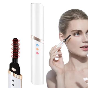 Imagem de Modelador de cílios elétrico, modelador de cílios aquecido - Modelador de cílios aquecido com temperatura ajustável | Ferramentas de modelagem de cílios para meninas modeladores de cílios para Thaely