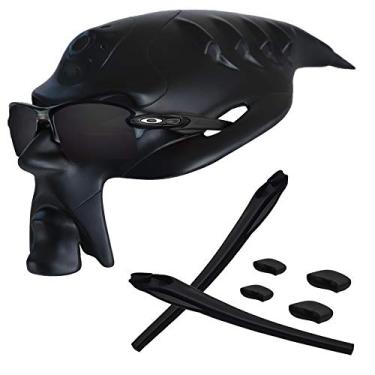 Imagem de RockShell Kits de borracha de substituição para óculos de sol Oakley Flak 2.0/2.0 XL/2.0 AF - Preto