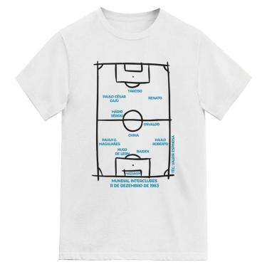 Imagem de Camiseta de Futebol Tricolor Campeão Mundial 1983 Masculina-Unissex
