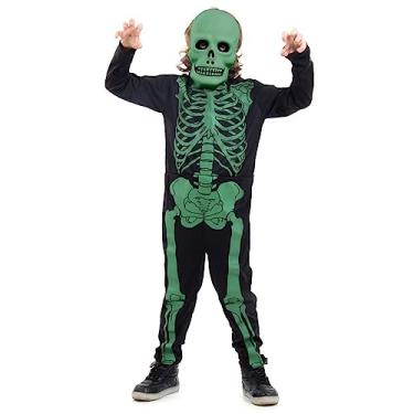 Imagem de FANTASIA ESQUELETO VERDE INFANTIL-GG