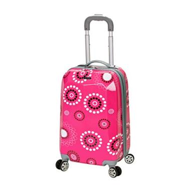 Imagem de Rockland Mala com rodinhas Vision Hardside Spinner, Pérola rosa, Carry-On 20-Inch, Mala com rodinhas Vision Hardside Spinner