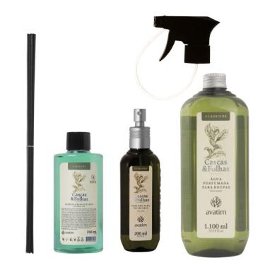 Imagem de Kit Ambiente Avatim Cascas E Folhas