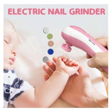 Imagem de Cortador Aparador De Unhas Elétrico Para Bebes e Crianças Corta e Lixa