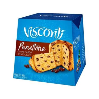 Imagem de Panetone Visconti Gotas Sabor Chocolate - 400g