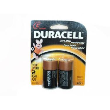 Imagem de Pilha Média Alcalina Par - Duracell