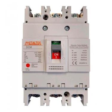 Imagem de Disjuntor Caixa Moldada 125A 100kA DCM250S3-125A METALTEX