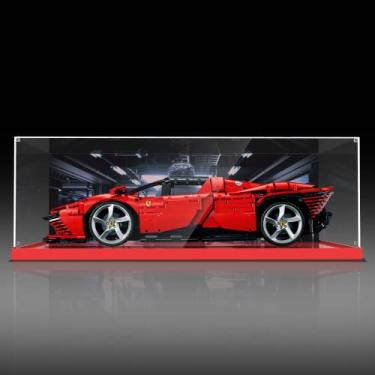 Imagem de Vaodest Acrylic Display Case for Lego 42143 Ferrari Daytona SP3 Set,3MM HD Dustproof Transparent Display Box for 42143 Model(Box Only, Not Lego Building Set)