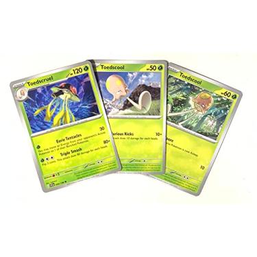 Imagem de Toedscruel 026/198 - Scarlet & Violet - Pokemon Evolution 3 Card Lot - Toedscool