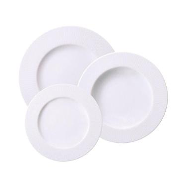 Imagem de Jogo De Pratos Tramontina Mesh Em Porcelana Decorada 12 Peças Tramontina