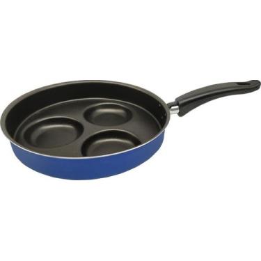 Imagem de Frigideira 3 Ovos Antiaderente Azul N22 - Docesar
