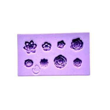 Imagem de F1749 molde de silicone mini flores confeitaria biscuit - confeitaria 