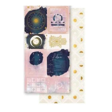 Imagem de Papel Scrapbook Signo Libra Sdh-007 15x29,5cm Litoarte