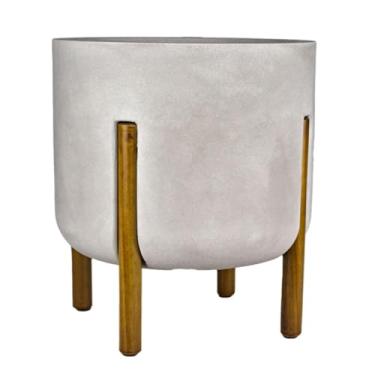 Imagem de JAPI, Vaso Cilíndrico Decore 33 (16L) Cor Cimento Queimado JAPI