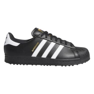 Imagem de Adidas Tênis Superstar Golf Spikeless, Core Black/Cloud White/Gold Metallic, 44