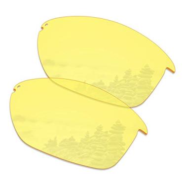Imagem de SmartVLT Lentes femininas de substituição amarelo HD para óculos de sol Oakley Unstoppable OO9191
