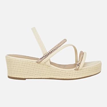 Imagem de Sandália Feminina Dakota Anabela Tiras Trançadas