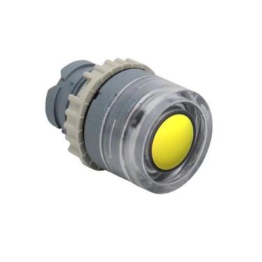 Imagem de Botão Pulsador Faceado 22mm Iluminado CEW-BFIM3-WH Amarelo Weg