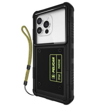 Imagem de Pelican Capa de telefone à prova d'água – serve para todos os telefones – capa fotográfica subaquática com fecho seguro e alça de pulso – ótima para mergulho com snorkel, caiaque, passeios de barco