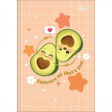 Imagem de Caderno Brochura 1/4 Pequeno Abacute 80 Folhas Tilibra Kawaii (Creme)