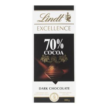 Imagem de Chocolate Suíço Lindt Excellence Dark 70 de Cacau Tablete 100 g