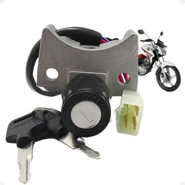 Imagem de Chave De Ignição Contato Da Cg Titan Fan 125 125i Cargo Para Honda150 